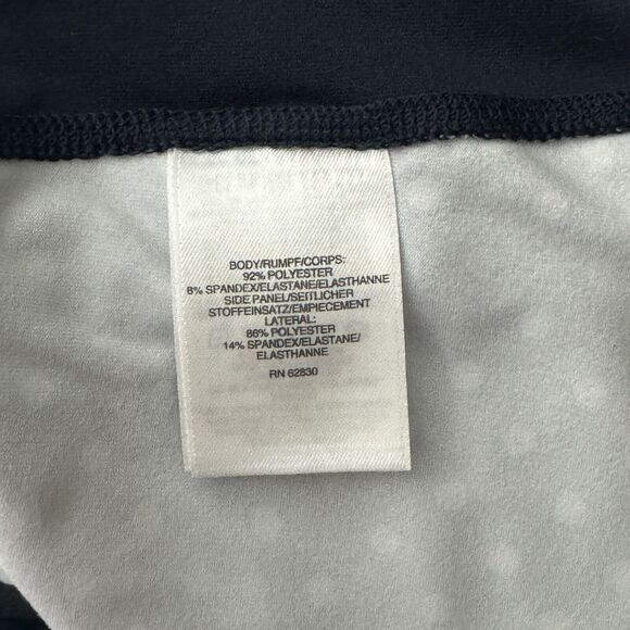 Lands End Jacket Womens Medium Black White Polka Dot 1/4 Zip Everyday Casual - Picture 9 of 11